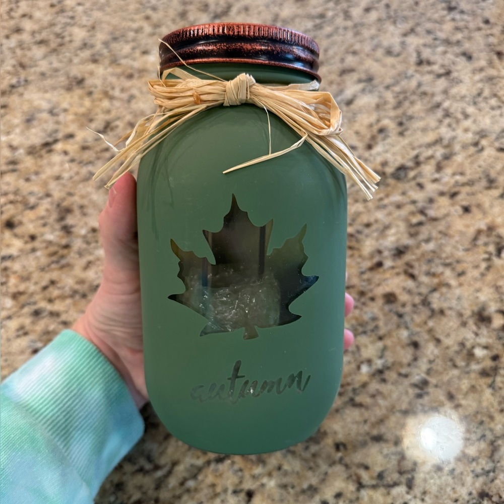 Autumn Turquoise Candle Holder - Picture 4 of 5